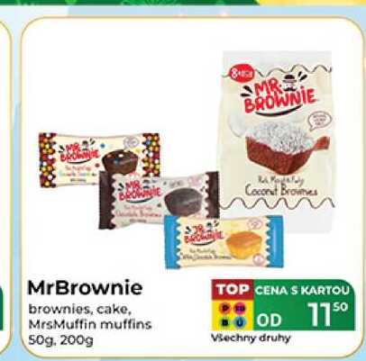 MrBrownie brownies, cake, MrsMuffin muffins 50g, 200g