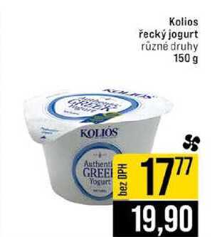 Kolios řecký jogurt různé druhy 150 g