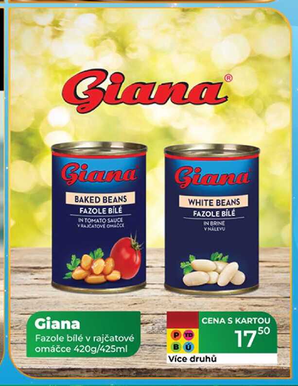 Giana Fazole bílé v rajčatové omáčce 420g/425ml