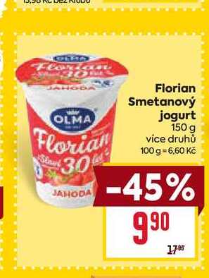 Florian Smetanový jogurt 150 g  