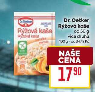 Dr. Oetker Rýžová kaše od 50 g 