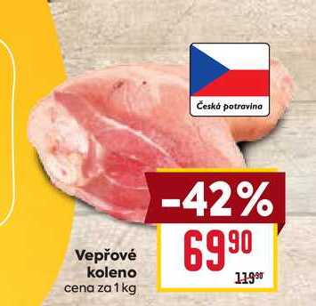 Vepřové koleno cena za 1 kg 