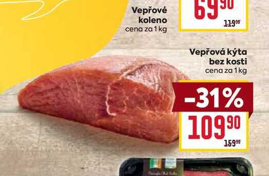 Vepřové koleno cena za 1 kg