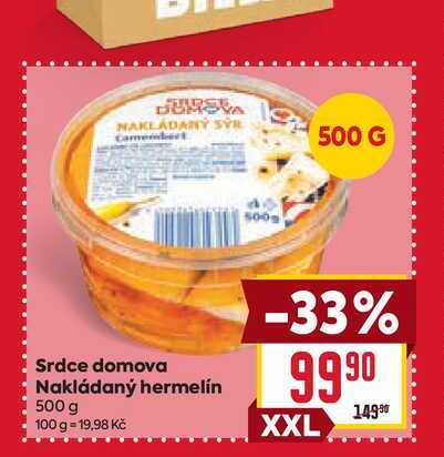 Srdce domova Nakládaný hermelín 500 g