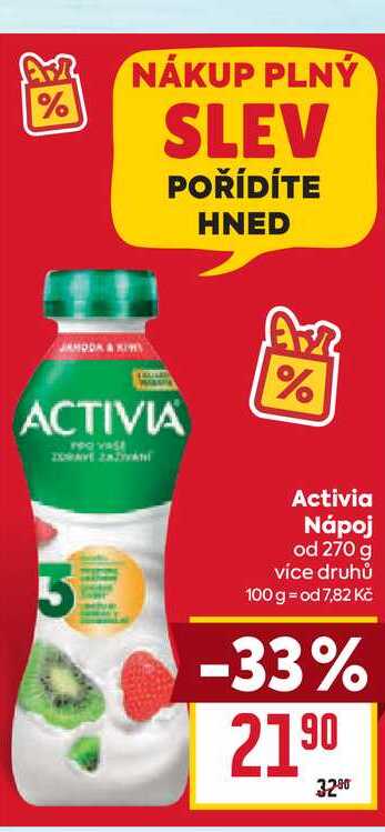 Activia Nápoj od 270 g 