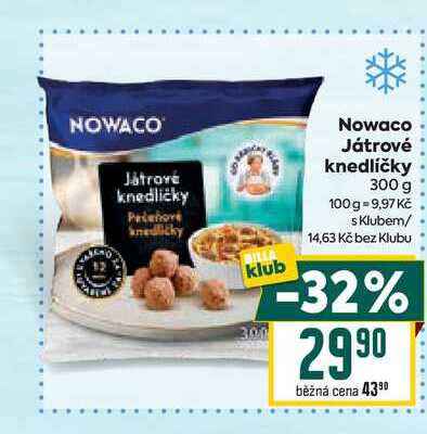 Nowaco Játrové knedlíčky 300 g