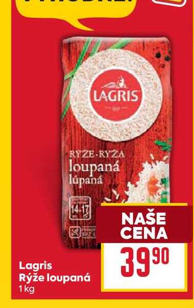 Lagris Rýže loupaná 1kg