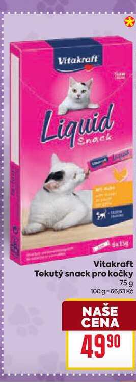 Vitakraft Tekutý snack pro kočky 75g