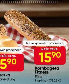 Kornbageta Fitness 115 g 