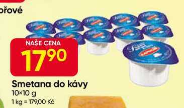Smetana do kávy 10×10 g 