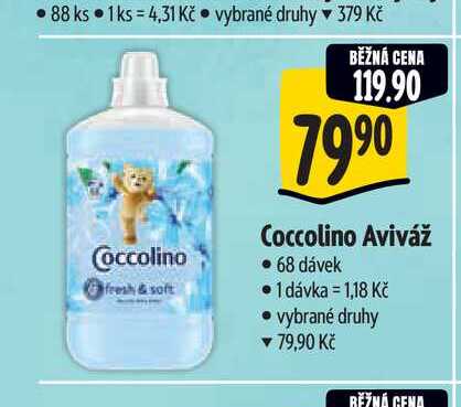   Coccolino Aviváž  68 dávek  