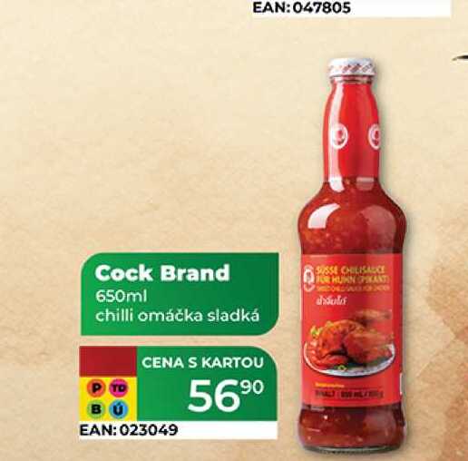 Cock Brand 650ml chilli omáčka sladká