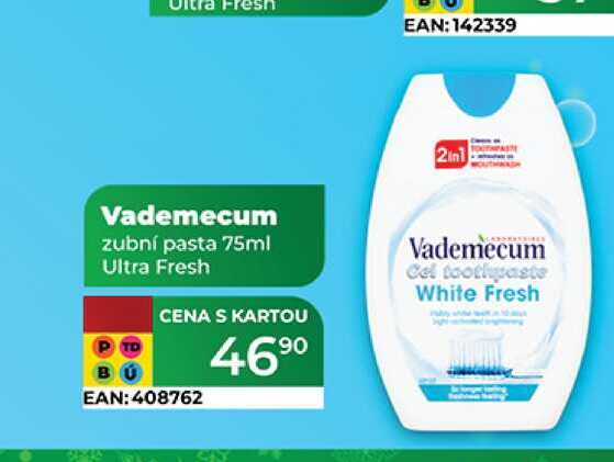 Vademecum zubní pasta 75ml Ultra Fresh