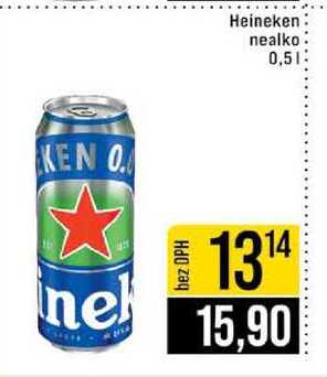 Heineken nealko 0,5l