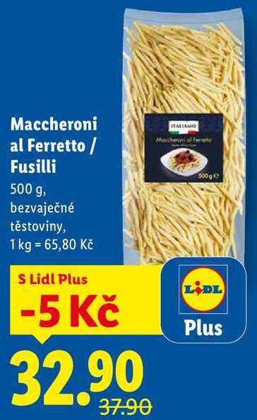 Maccheroni al Ferretto/Fusilli, 500 g