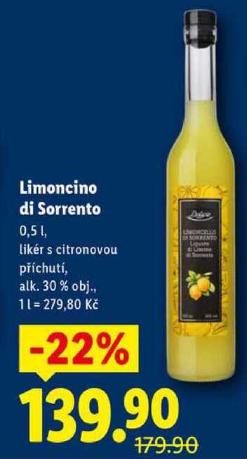 Limoncino di Sorrento, 0,5 l