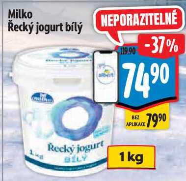 Milko Řecký jogurt bílý, 1 kg