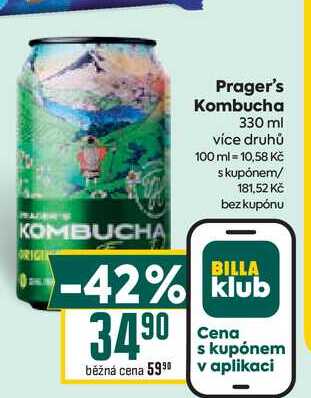 Prager's Kombucha 330 ml 