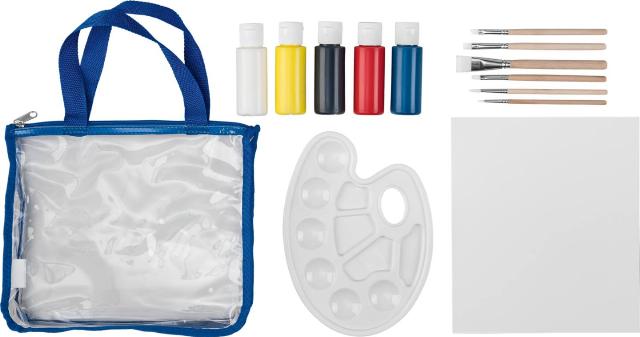 TALENTUS Sada na malování se štětci 5 x 60 ml akrylové barvy