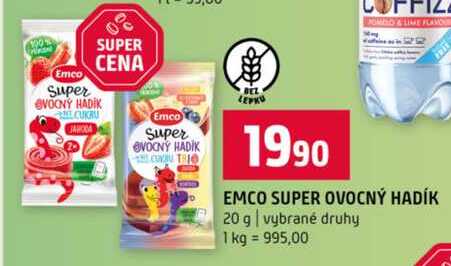 EMCO SUPER OVOCNÝ HADÍK 20 g vybrané druhy 