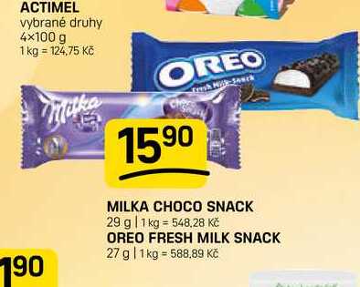 OREO FRESH MILK SNACK 27 g 