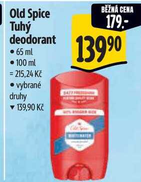 Old Spice Tuhý deodorant, 65 ml