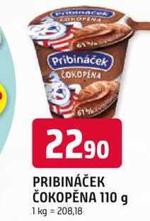 PRIBINÁČEK ČOKOPĚNA 110 g 