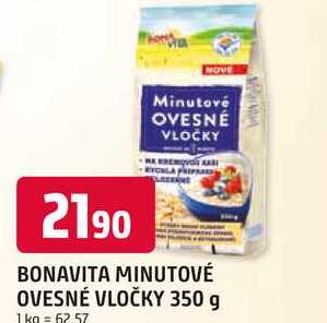 BONAVITA MINUTOVÉ OVESNÉ VLOČKY 350 g 