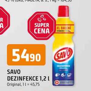 SAVO DEZINFEKCE 1,2l