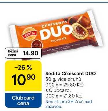 Sedita Croissant DUO, 50 g  
