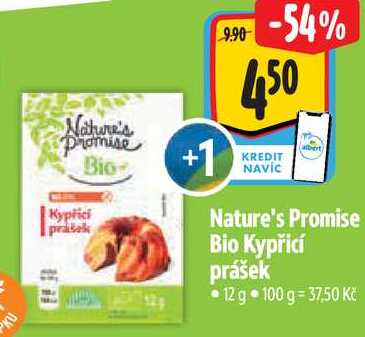 Nature's Promise Bio Kypřicí prášek, 12 g 