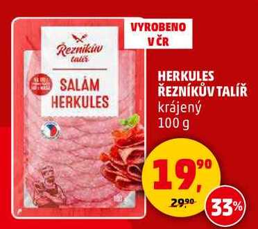 HERKULES ŘEZNÍKŮV TALÍŘ, 100 g