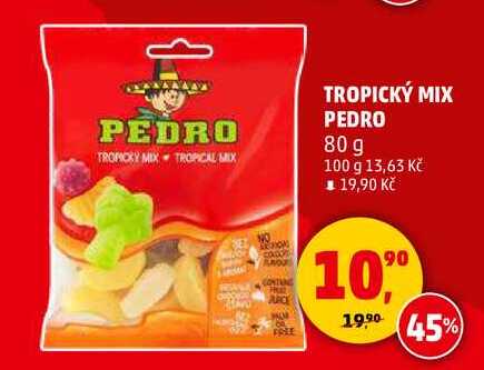 TROPICKÝ MIX PEDRO, 80 g