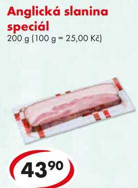 Anglická slanina speciál, 200 g 