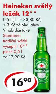 Heineken světlý ležák 12, 0,5 l 