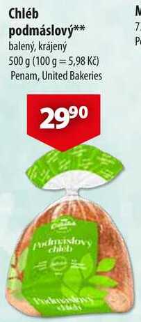 Chléb podmáslový, 500 g 