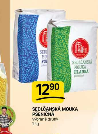 SEDLČANSKÁ MOUKA PŠENIČNÁ vybrané druhy 1 kg 