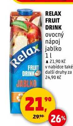 RELAX FRUIT DRINK, 1 l