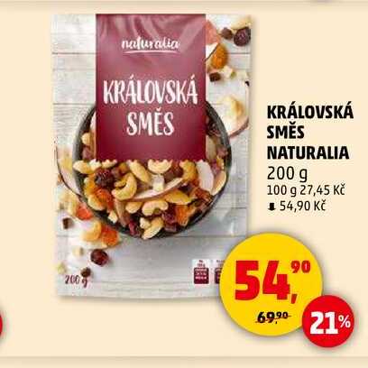 KRÁLOVSKÁ SMĚS NATURALIA, 200 g