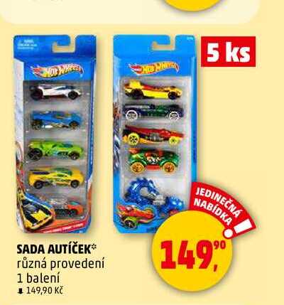 SADA AUTÍČEK, 1 balení