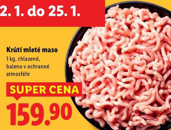 Krůtí mleté maso, 1 kg