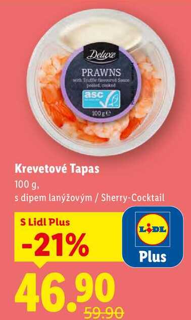 Krevetové Tapas, 100 g