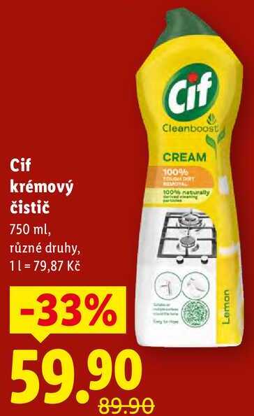 Cif krémový čistič, 750 ml