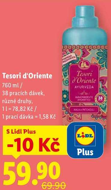 Tesori d'Oriente, 760 ml/38 pracích dávek