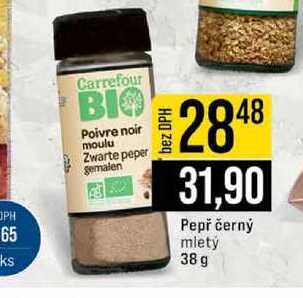 Pepř černý mletý 38 g