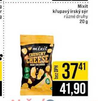 Mixit křupavý irský sýr různé druhy 20g 