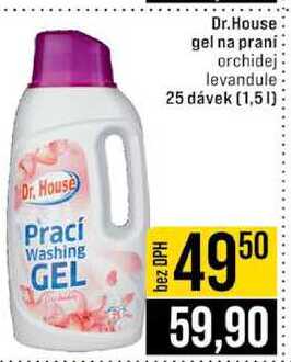 Dr.House gel na praní orchidej levandule 25 dávek 1,5l