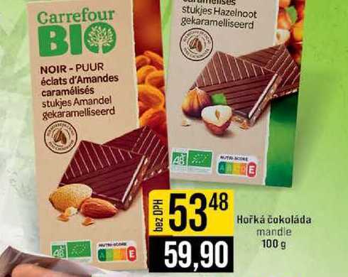 Hořká čokoláda mandle 100 g 