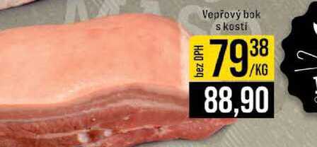 Vepřový bok s kosti 1kg
