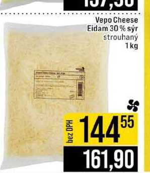 Vepo Cheese Eidam 30% sýr strouhaný 1kg
